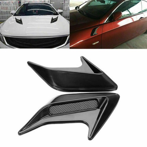 Schwarz auto motorhaube - 2x-schwarz,