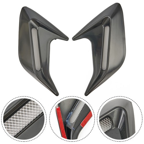 Schwarz auto motorhaube - 2x-schwarz,